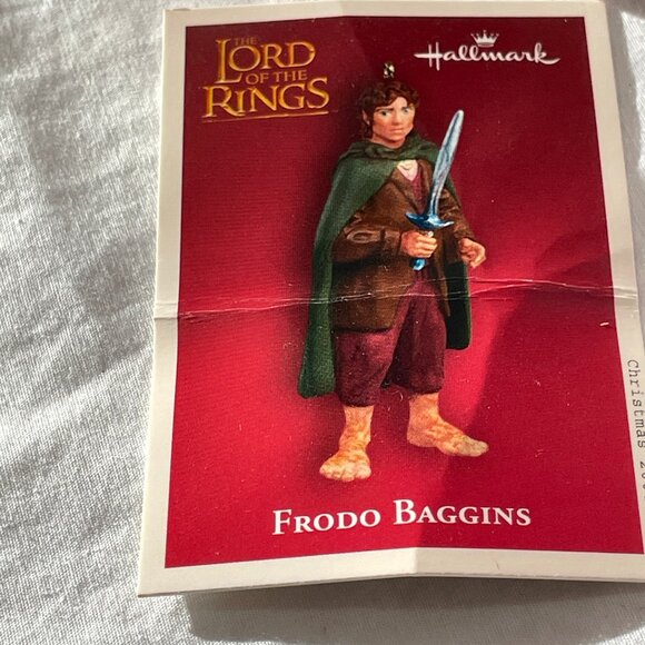 2004 Hallmark Keepsake Ornament Lord of the Rings Frodo Baggins Dented Box - Picture 3 of 16